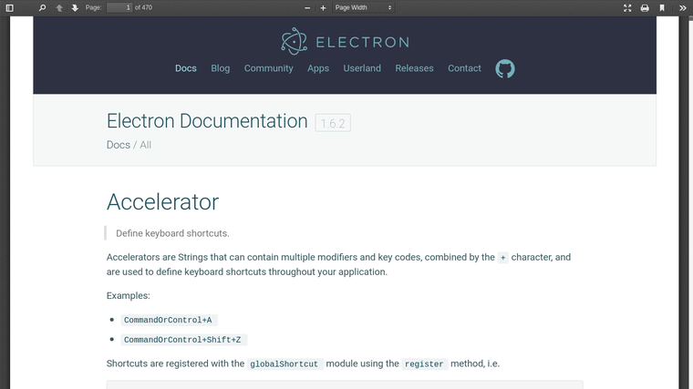 Electron PDF Viewer